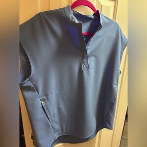 Figs Rafaela Top - Ceil Blue